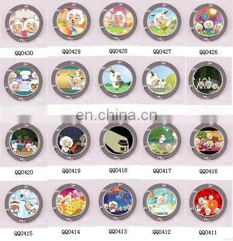 Funny Chinese new year cartoon gift folding punching bag purse hook