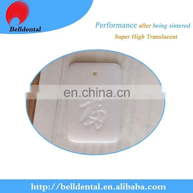 open cad/cam system Super Translucent dental sintering milling zirconia blocks
