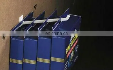 Plastic Small supermarket security cardboard display hanger