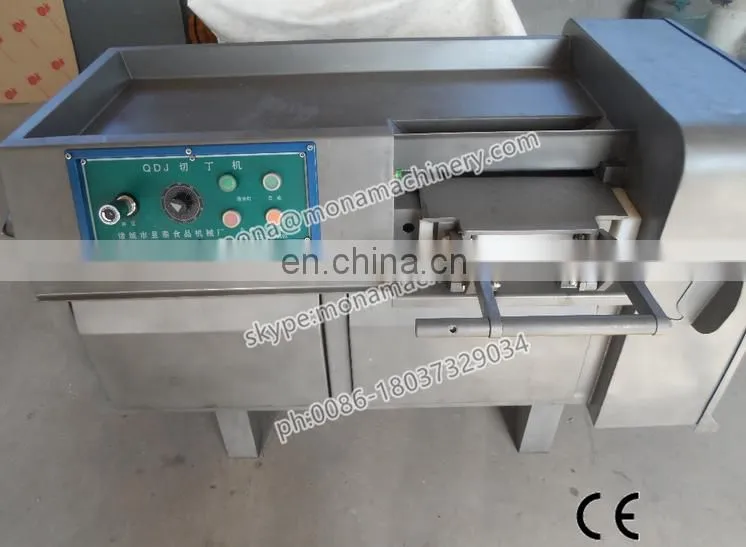Automatic frozen meat dicer/dicing machinery used for meat dicer / Fresh Meat Cube Dicer Machine
