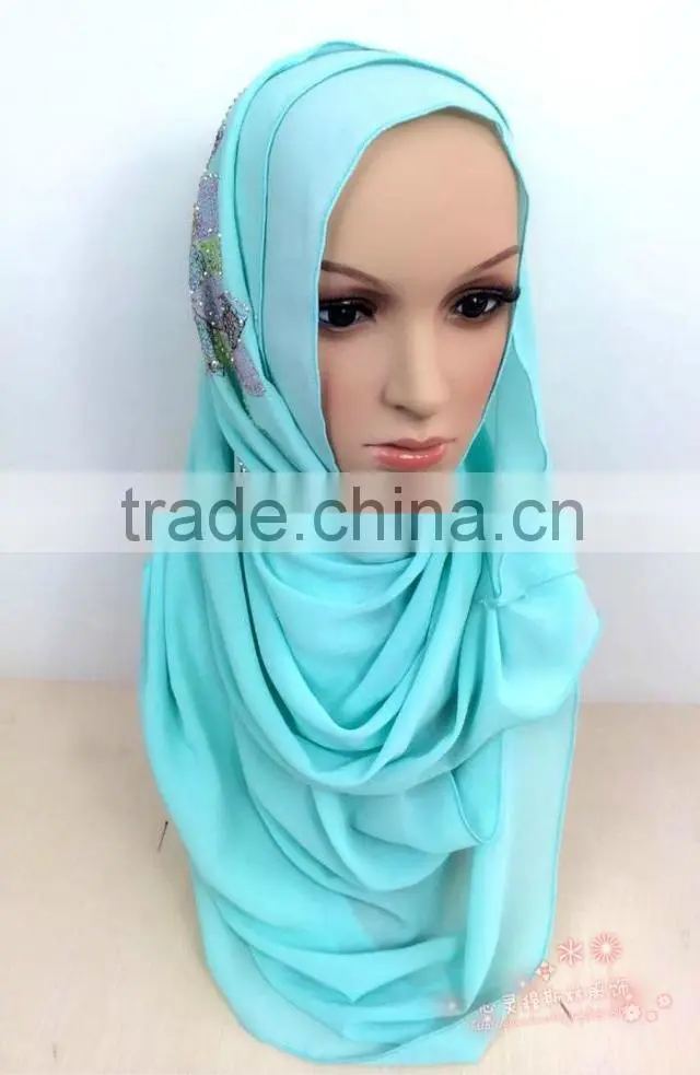 S120 Fashion Big size scarf saudi arabia super square muslim scarf
