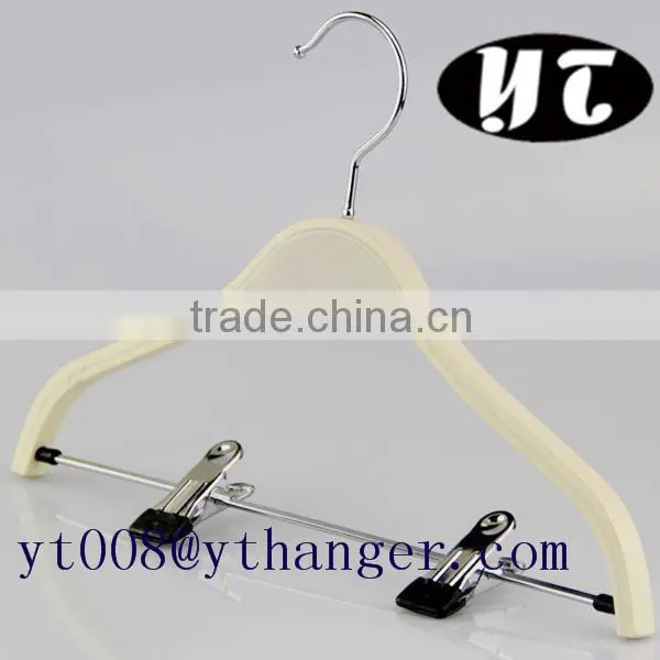 beauty and practical shop display laminated hanger with bar