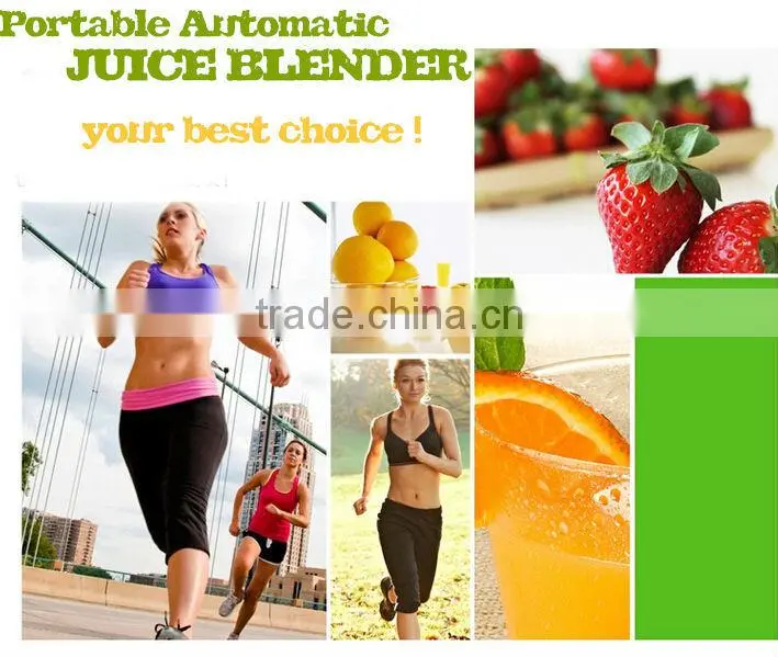 Mini travel blender/400ml travel juice blender BPA Free/Multi-functional fruit processor blender