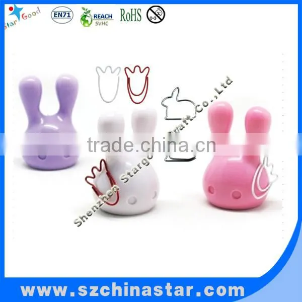 Sweet heart shape paper clip with blister
