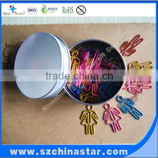 Christmas shape paper clip as gift OEM package