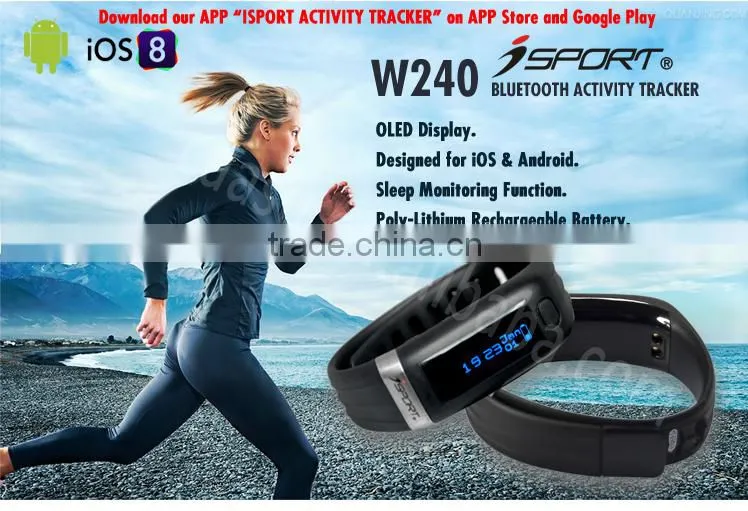 2015 Elegant Design Sleep Monitor Fitness Band