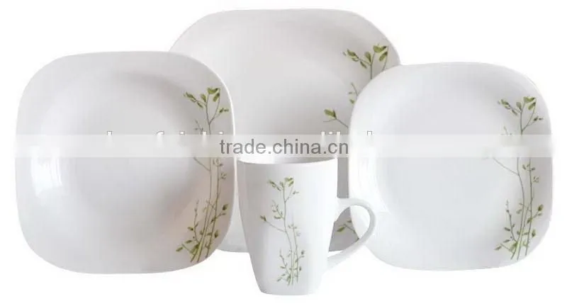 porcelain dinne set with square shape for hotel use grace designs ceramic dinnerware buy direct from china manufacturer with ch