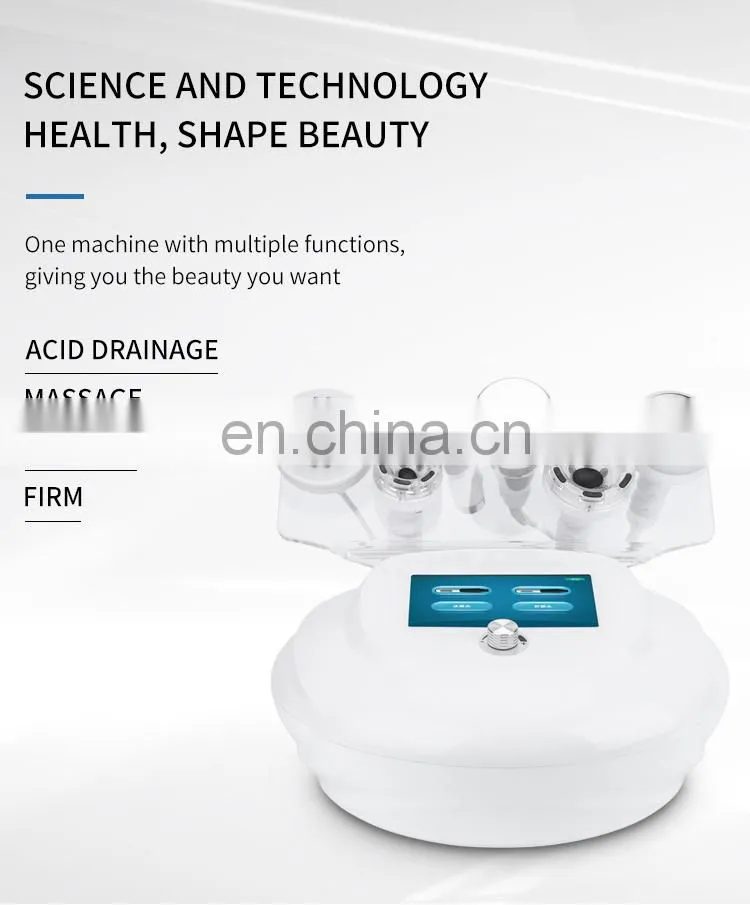 Portable 5D Carving weight Loss Shaping Instrument RF Vacuum Body Massage Slimming Machine 80K Cavitation Personal Care Machine