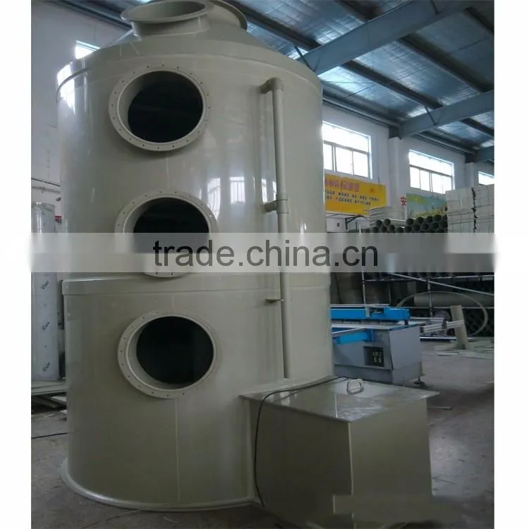 Eco Friendly Scrubber System FRP Purification Tower Tail Gas Absorption Tower Environment Protection Tower