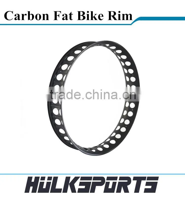 carbon fat bike wheels 26er carbon fiber fat bike wheel Toray T700 fat bike rims hookless