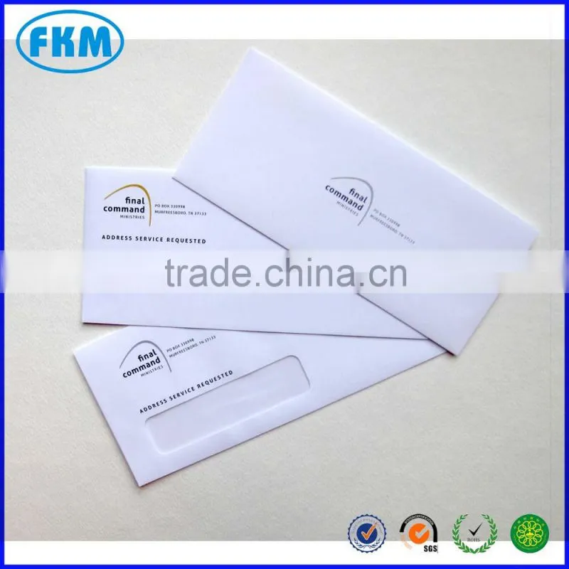 window envelope for bank