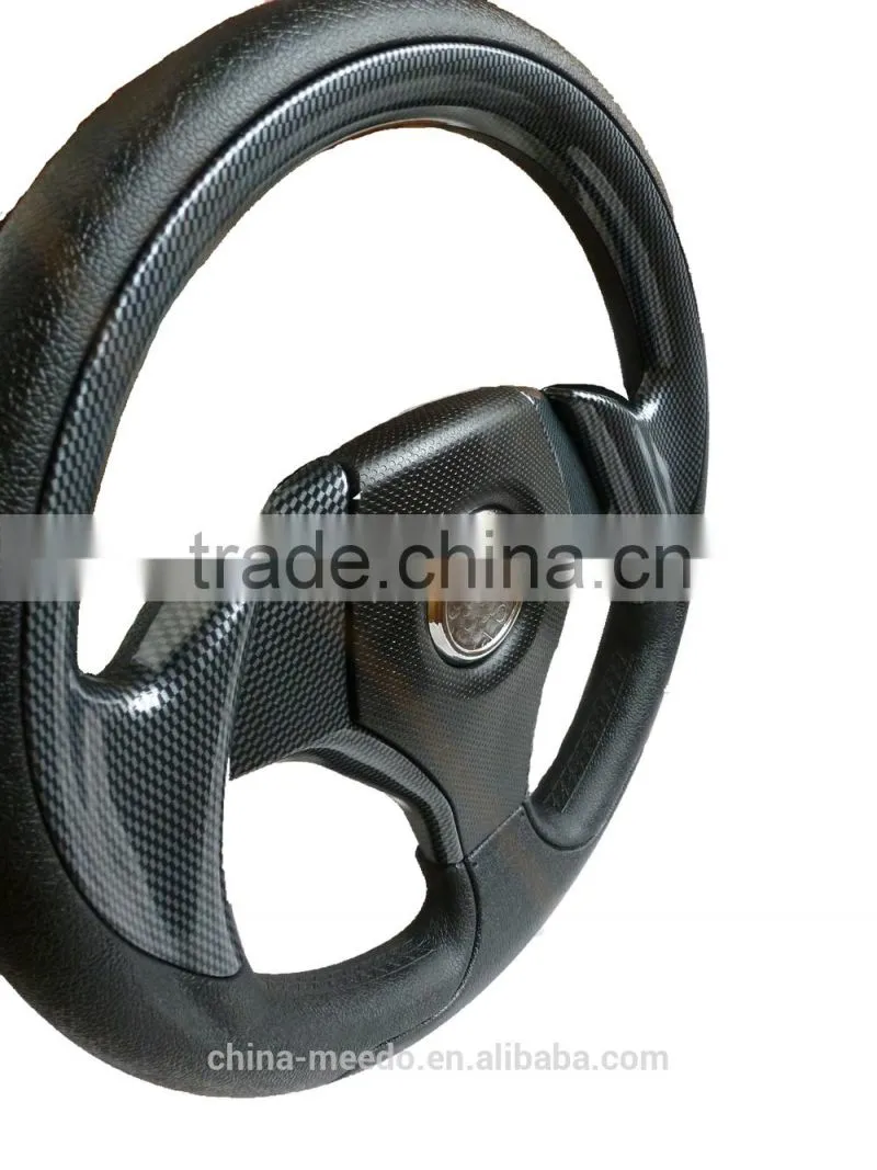 The new flagship Shock your vision Special offer Auto Accessories PU 320mm Black Red 13inch OEM sports racing car steering wheel