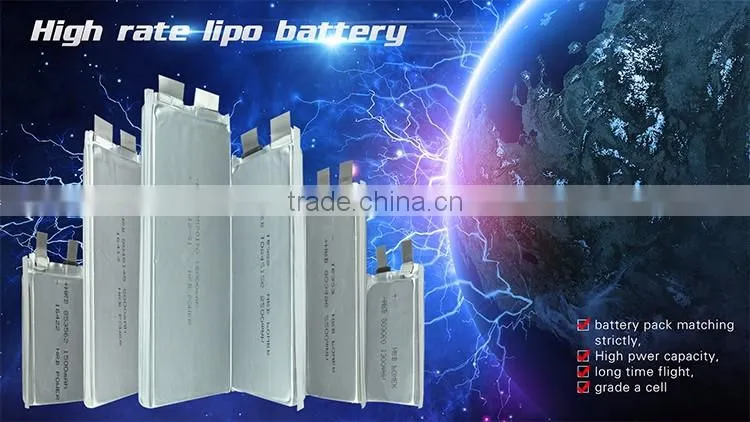 rechargeable Li-Polymer Battery 3.7V 1300mAh lithium polymer li-ion polymer batteries