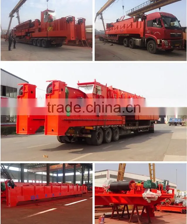 Iron steel casting double girder overhead crane for sale