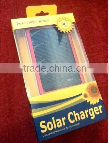 Novelty products and cheap Solar panel power bank solar power bank 10000mah