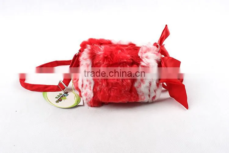 2015 Discount On Stock Children Handbag Girl Plush Bag Baby Girl Princess Mini Coin Purse