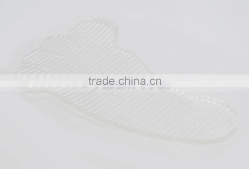 14.5*9 CM Washable Reusable, OPP Bag Packing PU Personalized Foot Shape Sticky Pad