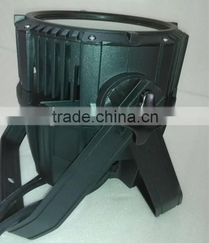 Professional Guangzhou stage lighting led par 54x3w rgbw dmx512 led par waterproof rate IP65 Cheaper price flight case pack