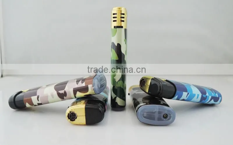 wrap picture refillable piezo lighter windproof design electronic lighters
