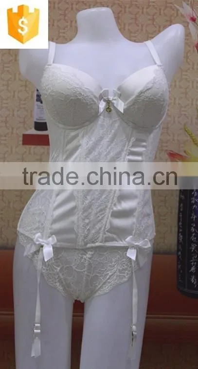 2016 the pure white babydoll/The sexy silicone bone lingerie