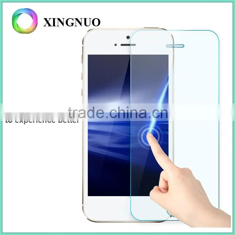 Wholesale 9H hardness 0.3mm tempered glass screen protector for iphone 5s