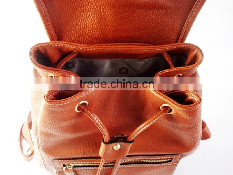 PU Leather Backpack And Fashionable Leather Bags For Girls