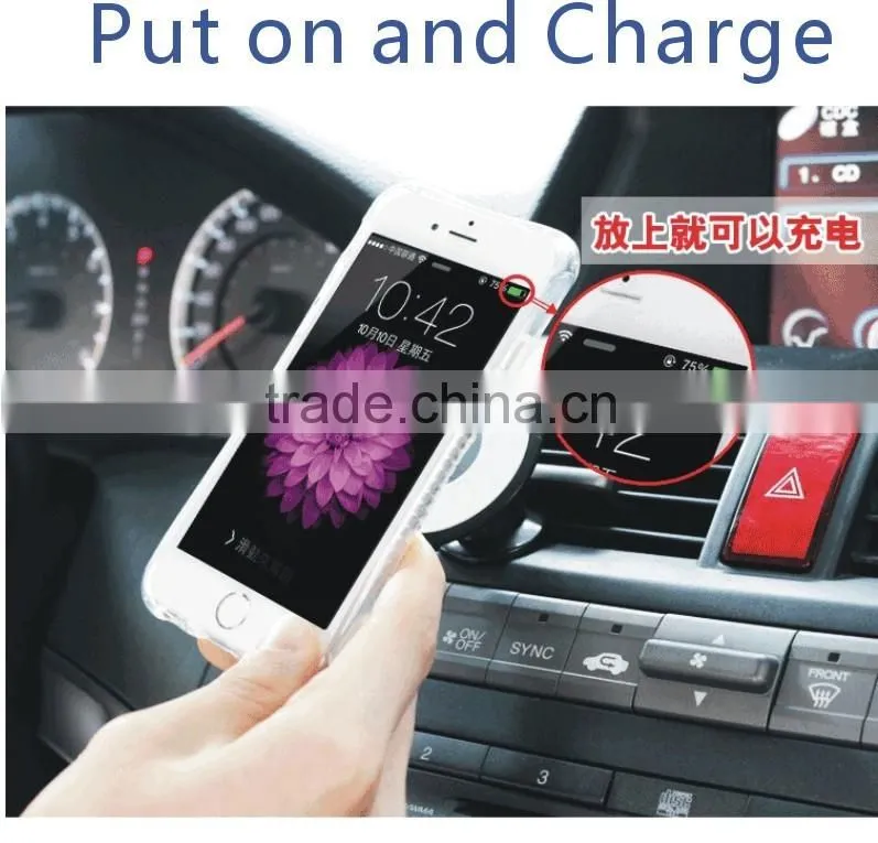 2016 multifunctional Qi wireless car charger & phone holder