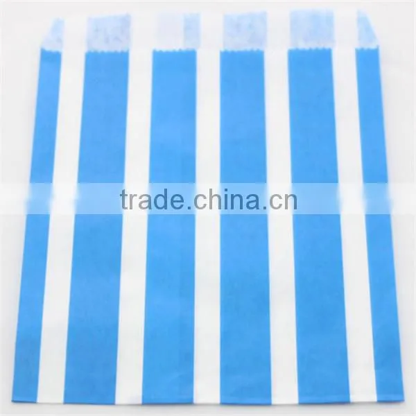 Vertical striped Paper Favor Bags 5'' x 7'' Best Party Gift Bag