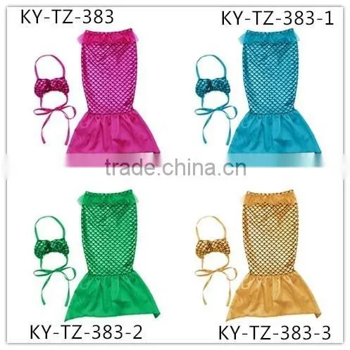 hot selling custom made mermaid tail kids swimwear wholesale