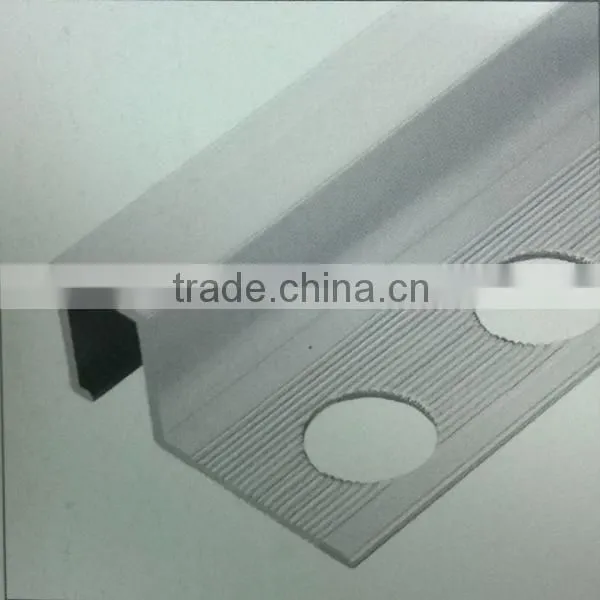 aluminum high quality chrome flooring profile for Tile Trim