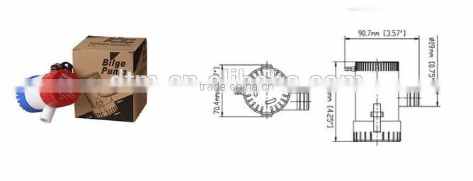 3000GPH 12v dc Small Electric Water Pump