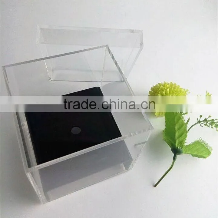 New Product 2016 Wholesale acrylic Desktop Gifts Rose Display Box