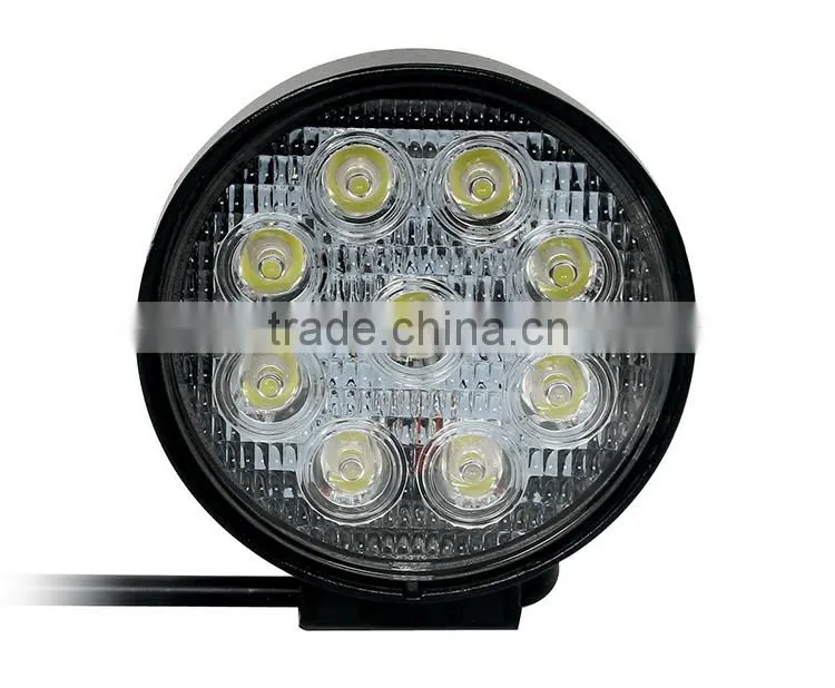 Hot sale led work light 27W 4. inch for motocycle ,with 2 year warranty