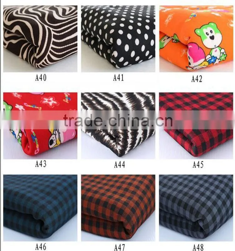 New arrival fashion design printed 95% cotton 5% spandex knitted fabric