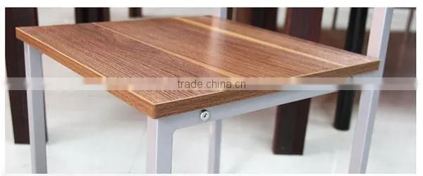 B0828 dining room furniture / square dining table with 4 chairs / new classic wooden dining room set