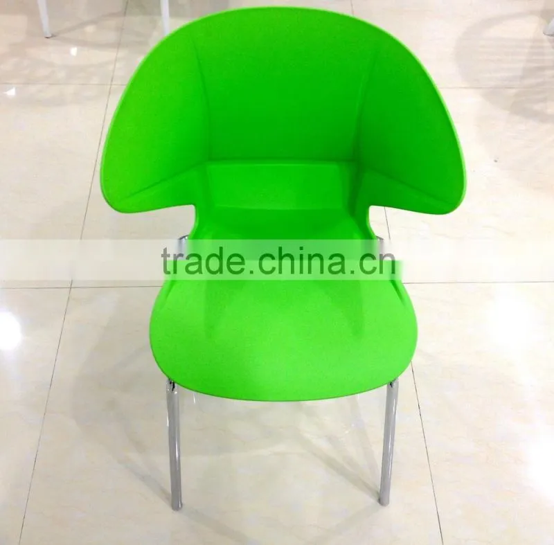 High quality modern Restraurant furniture Steel base PP seat RESTAURANT CHAIR, HYH-A305B