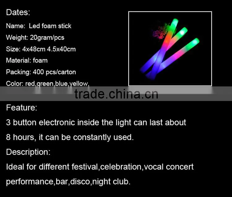 cheap led foam stick