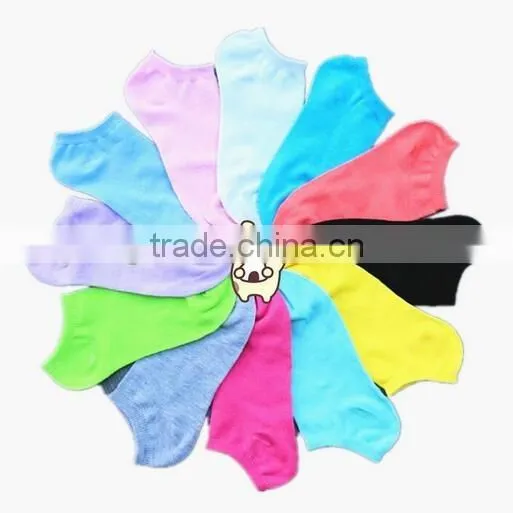100% cotton summer giel and lady sock sweat absorbent