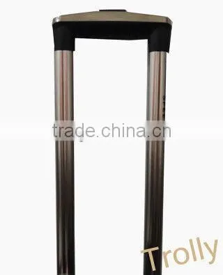 2013 New Retro classic soft side trolley case rubber on aluminum wheel