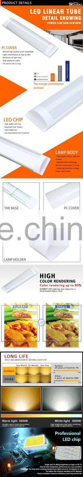 36W 120cm LED Vapor light Linear Fixture