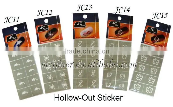 Nail art stencil sticker
