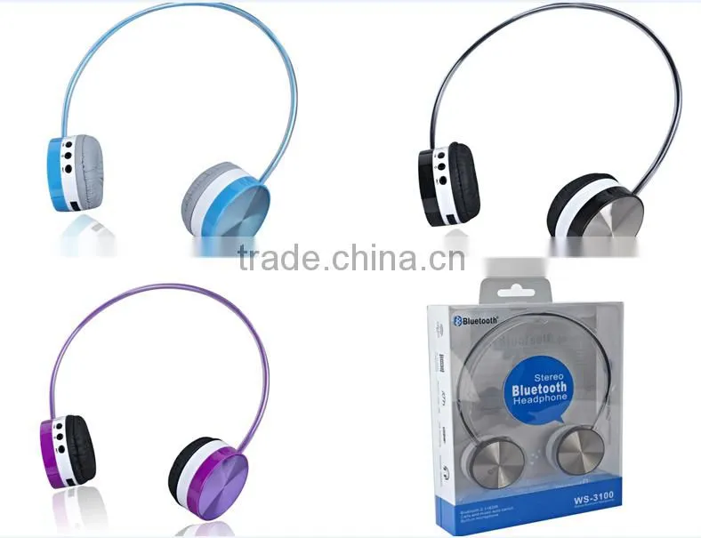 Super bass bluetooth headphone tf card for mobile with TF card 2014