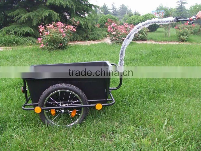 metal frame plastic tray bicycle trailer