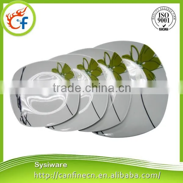 wholesale ceramic porcelain dinner plate / white ceramic porcelain flat plate / hot sale ceramic plate dishes