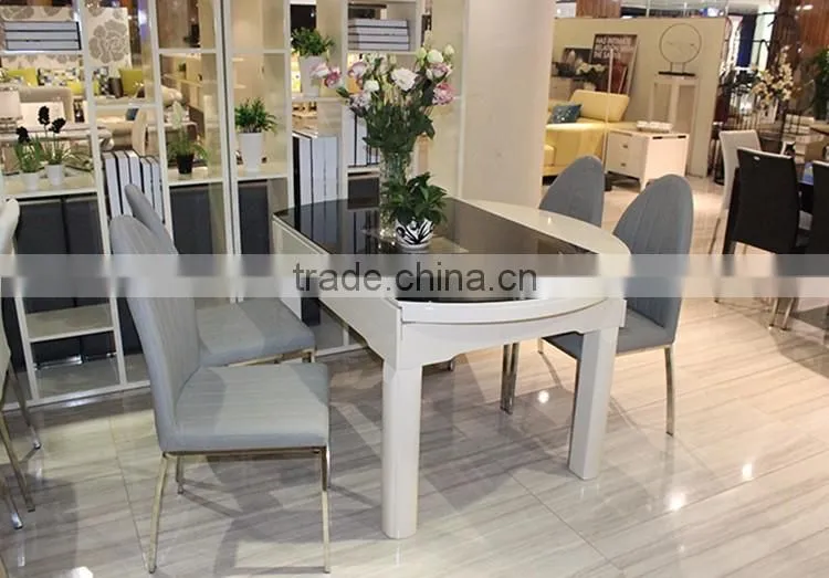Restaurant Grey PU Leather Chairs for Sale