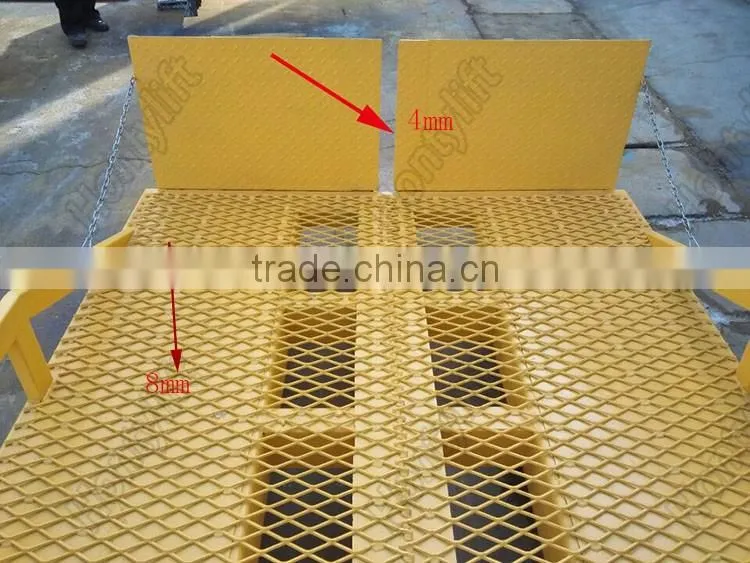 hydraulic mobile loading ramp yard ramp used for container