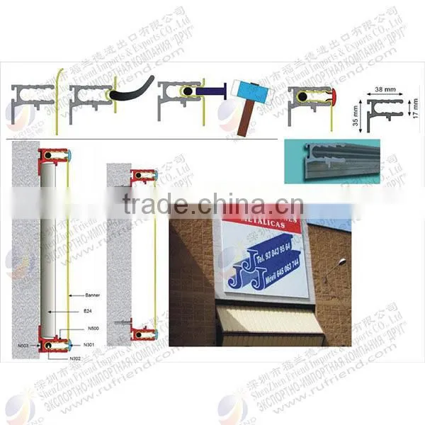 business industrial billboard structure , illuminated signs , led snap frame