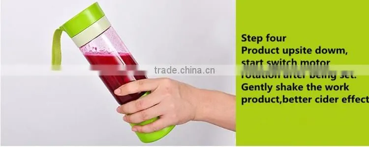 Portable electric juicer slow juicer
