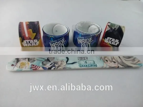 Colorful slap bracelet for advertising factory supply