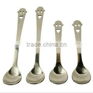 Stainless Steel Long Coffee Spoon with high quality and low price